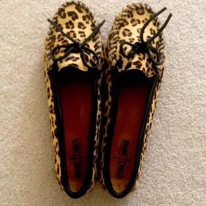 Minnetonka Leopard Moccasin Flats